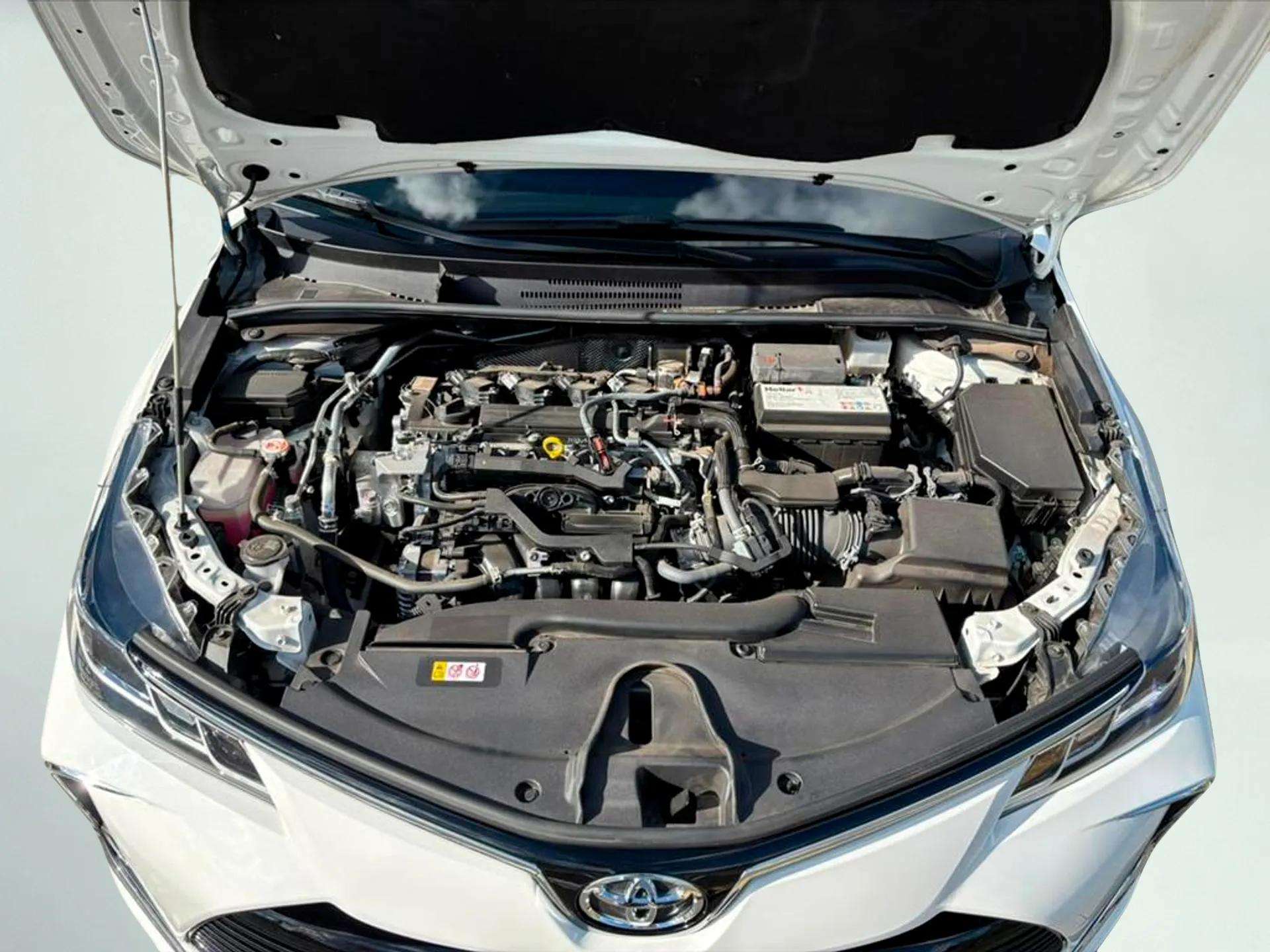 Compartimento do motor do Toyota Corolla